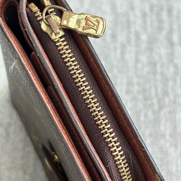 SP0073 Louis Vuitton Monogram Porte Papier Zipper Wallet - Picture 3 of 15